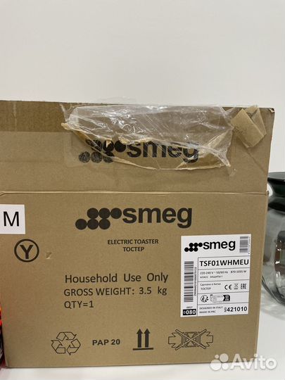 Коробка от тостера Smeg