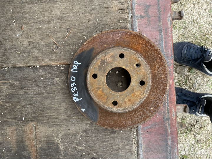 Диск тормозной передний Chevrolet Rezzo