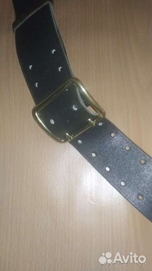 Ремень офицерский кожаный новый