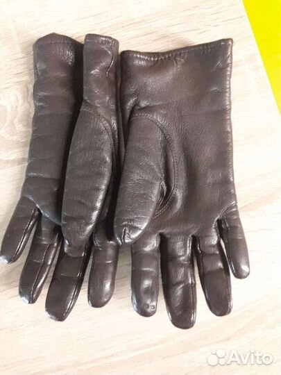 Перчатки кожаные