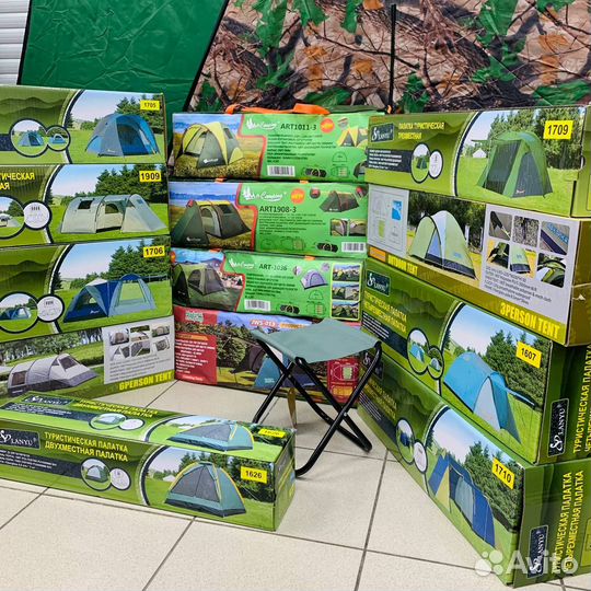 Туристические палатки