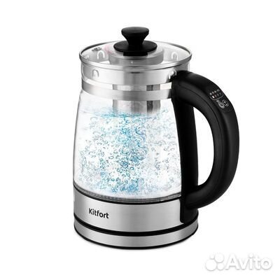 Чайник Kitfort кт-6119, повреждения на крышке