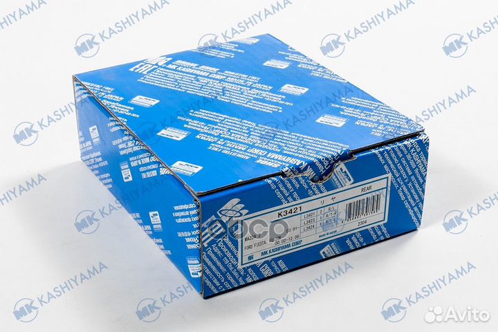 Колодки тормозные барабанные, задние K3421 MK