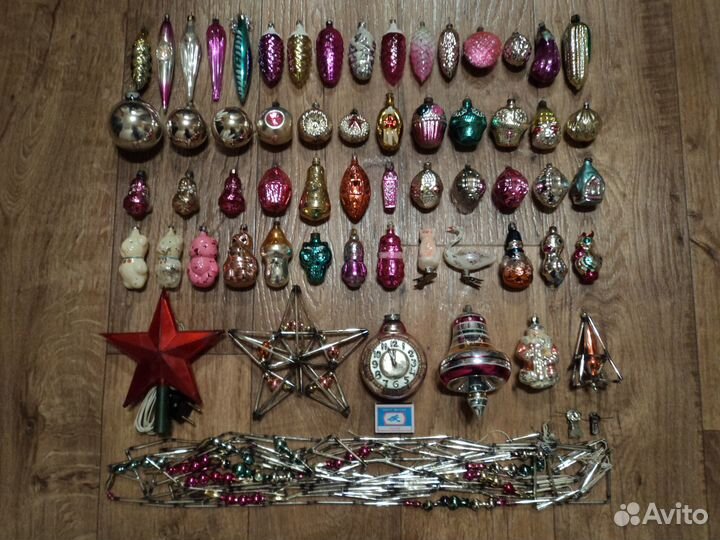 Елочные игрушки СССР