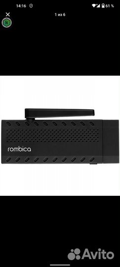 Медиаплеер rombica Smart Stik 4K v001 новый