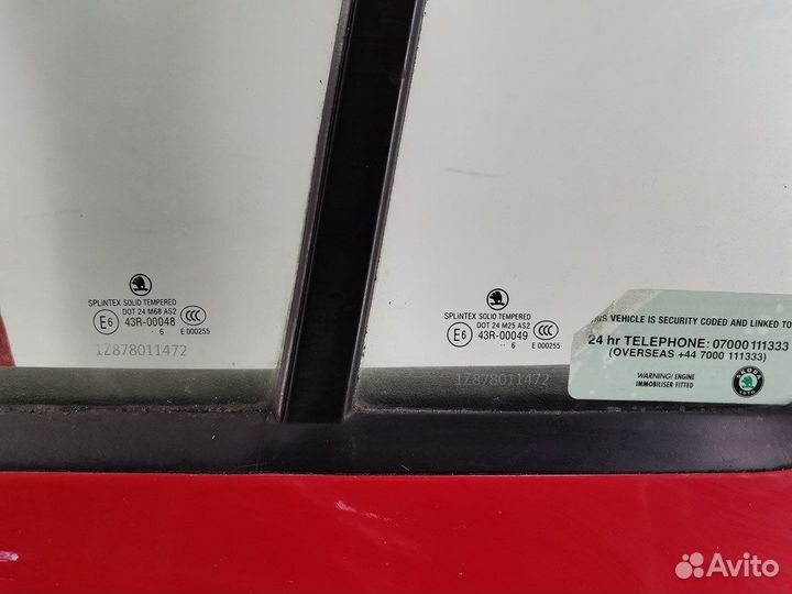 Дверь задняя для Skoda Octavia 1Z