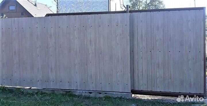 Откатные ворота под ключ