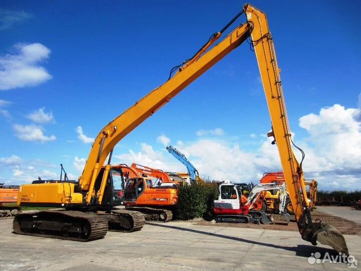 Удлиненное рабочее оборудование 16м Hitachi ZX240