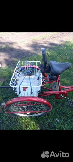 Электровелосипед трехколесный+прицеп