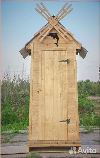 Уличный туалет домик с установкой PBA