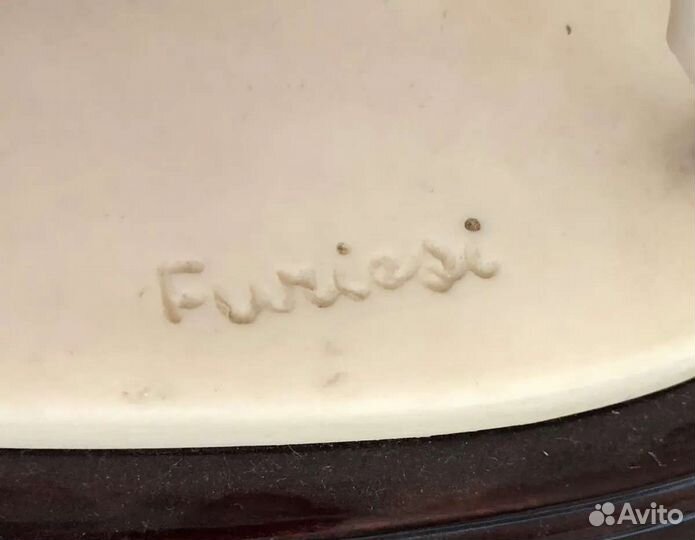 Италия Santini статуэтка Борзая Левретка 30см