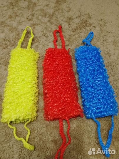 Мочалки ручной вязки