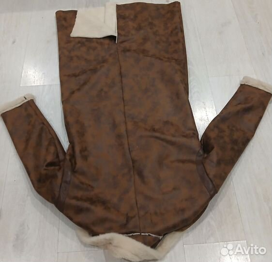 Дубленка женская 42 44 коричневая