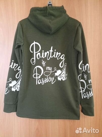 Толстовка с капюшоном для девочки