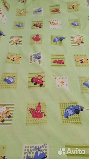 Детские шторы с машинками