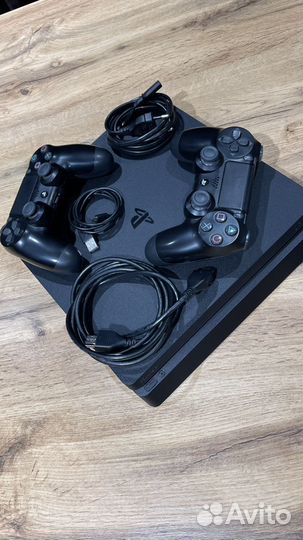 Sony playstation 4 slim 1tb 2 геймпада