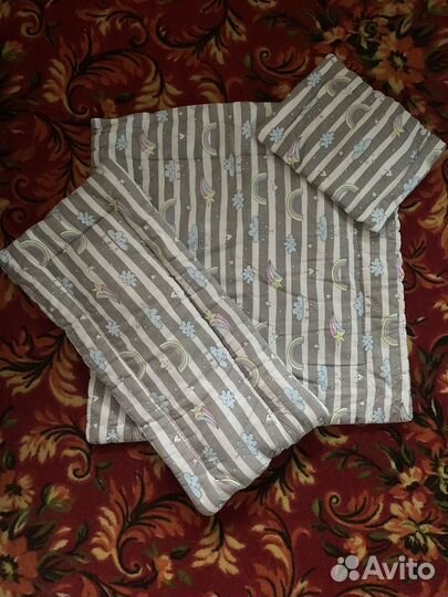 Матрасик и одеяло в коляску