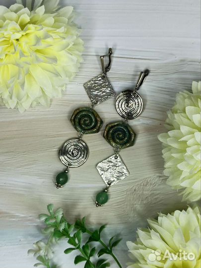 Серьги в этническом стиле