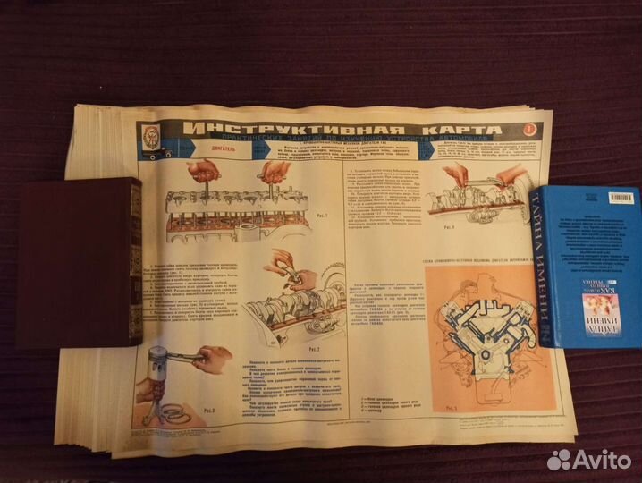 Серия плакатов по устройству автомобиля Газ-Зил