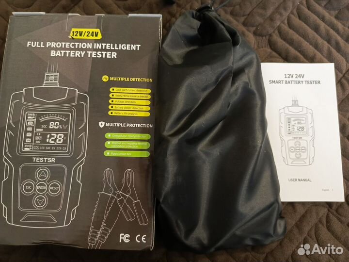 Тестер для аккумулятора 12V 24V