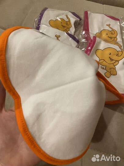 Новые нагрудники Hipp, 5 штук