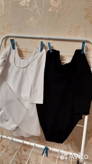 Купальники гим. 2 шт+халат 110-116 цена за всё