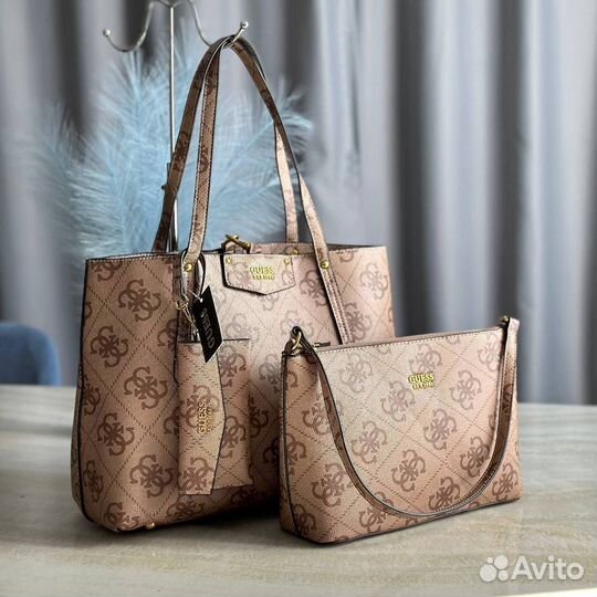 Сумка guess 3в1 brenton женская