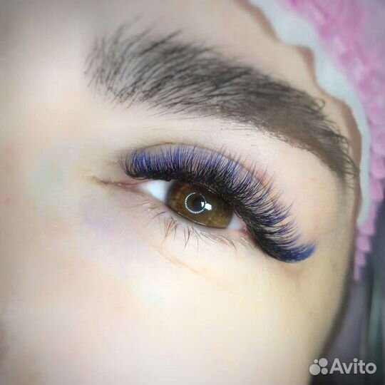 Наращивание ресниц, LED,оформление бровей