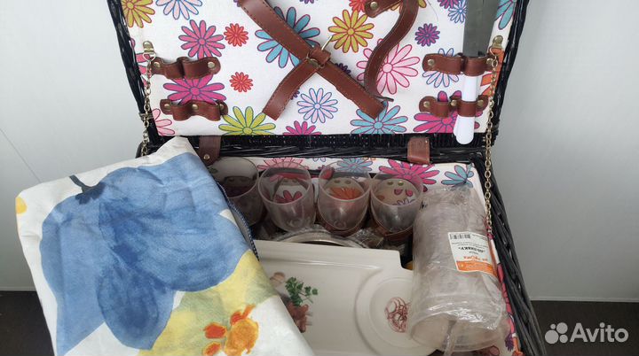 Корзина плетеная для пикника