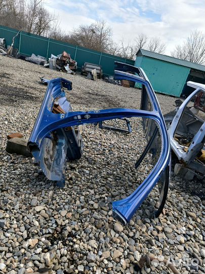 Toyota funcargo порог правый с сапожком стойка