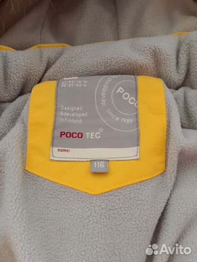 Зимний комбинезон для девочки 116