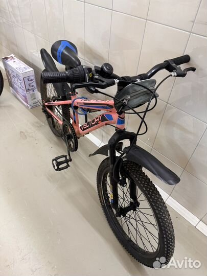 Велосипед veltory 20, велик черный BMX 20 avenger