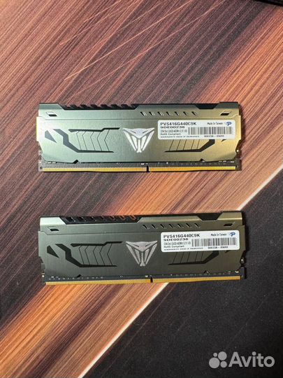 Озу Patriot Viper Steel DDR4 - 2x8гб 4400 CL19