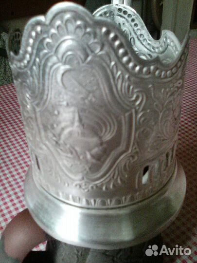 Подстаканник ссср+граненый стакан