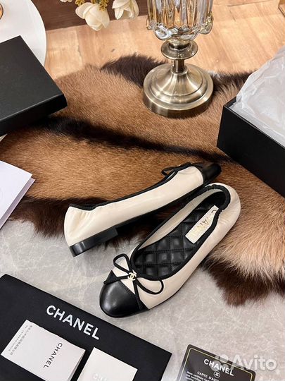 Балетки женские Chanel