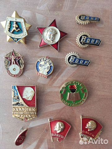 Значки, медали