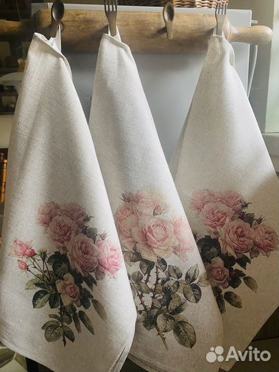 Кухонные полотенца лен