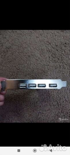 Контроллер PCI VIA6212 (4+1) 5xUSB2.0 Bulk