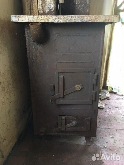 Печь на дровах с водяным отоплением