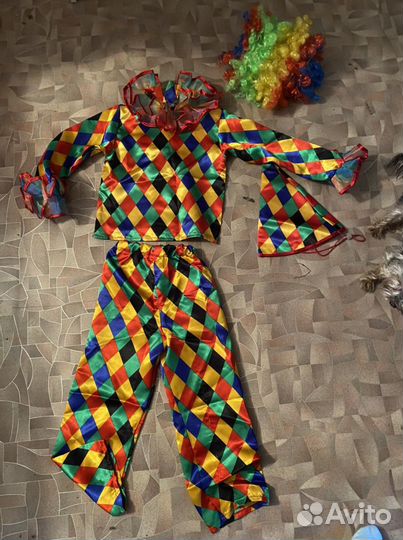 Костюм петрушки детский