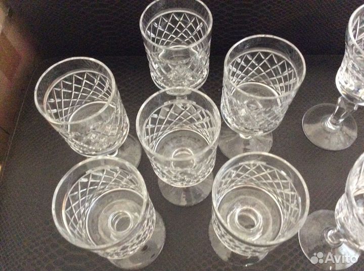 Бокалы хрусталь Дуги лзхс и фужеры 60-е