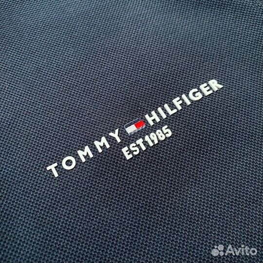 Tommy hilfiger свитшот полузамок old money