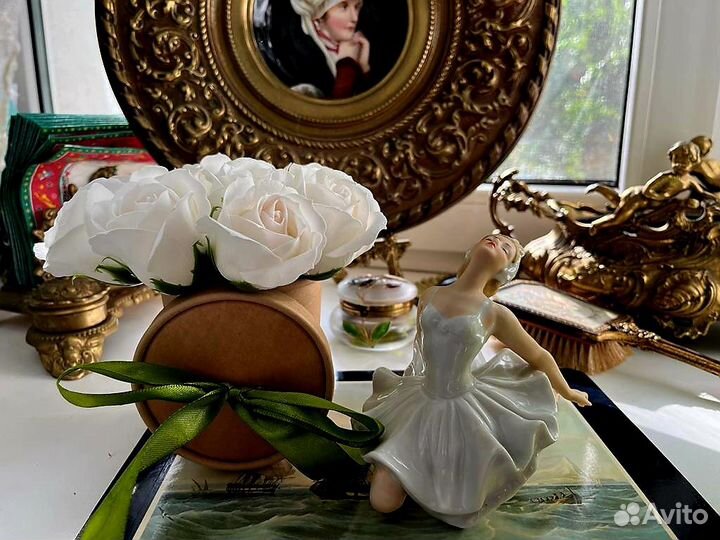 Винтаж: Фарфоровая статуэтка балерина (Germany)