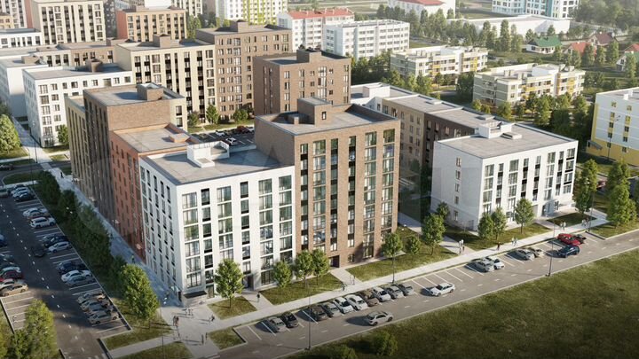 1-к. квартира, 43 м², 2/5 эт.