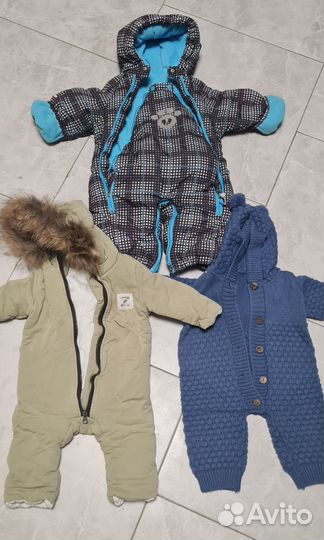 Комбинезоны на мальчика 62-68