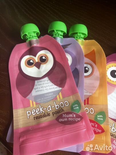 Новые многоразовые пауч пакеты для пюре и смузи