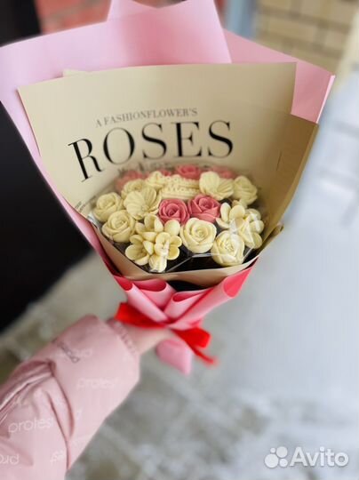 Букет из шоколадных роз