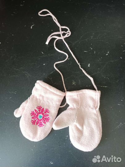 Комплект шапка, варежки Crockid