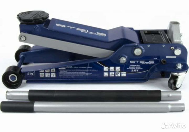 Домкрат подкатной stels 3.5 тонны