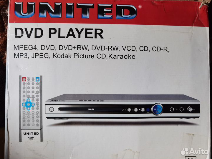 DVD плеер united